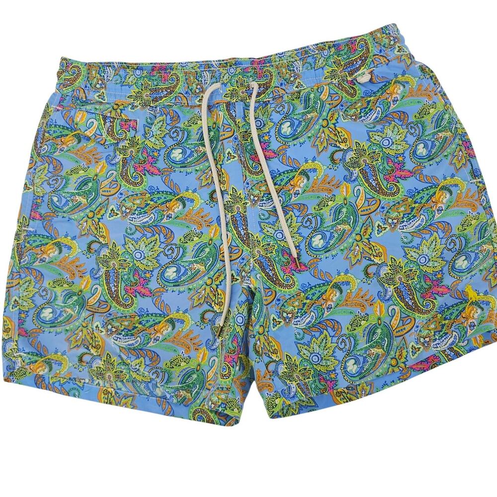 POLO Ralph Lauren Swimshort Trunk Paisley Print Drawstring XL Multicolor 4003